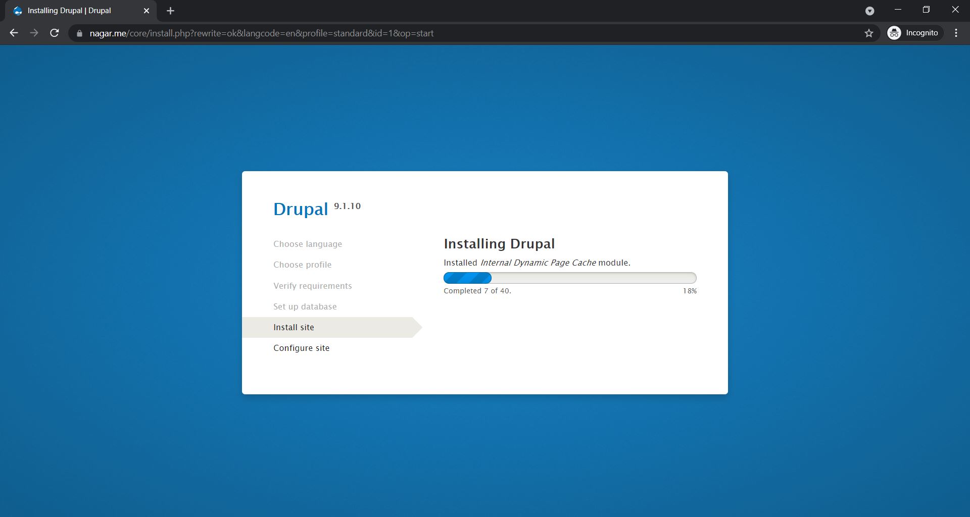 Drupal Screen 6